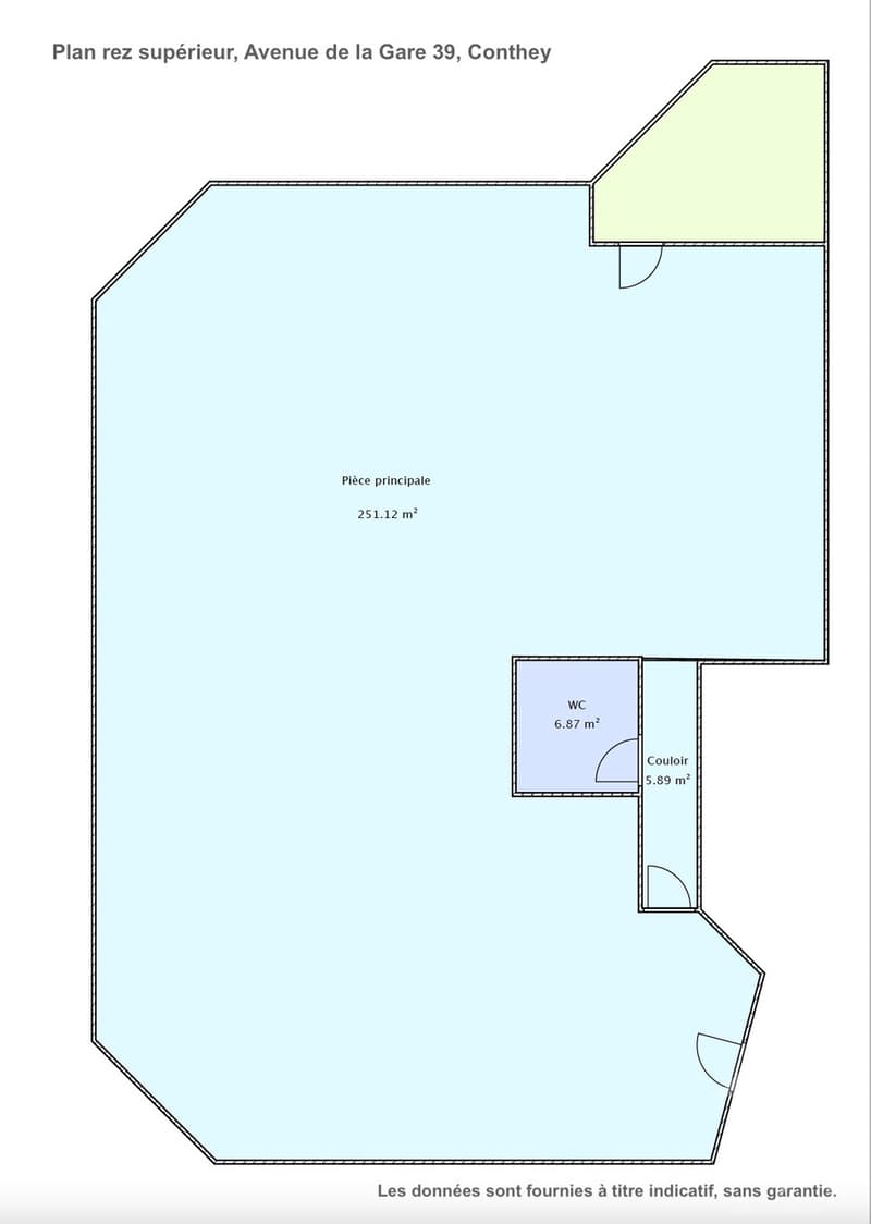 In affitto, grande superficie di 268 m2 - zona commerciale Conthey (8)