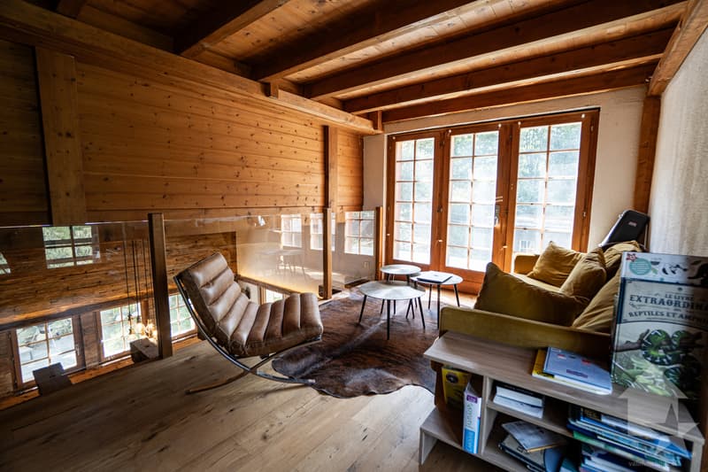Spacieux chalet de caractère avec belle véranda et magnifique jardin (8)