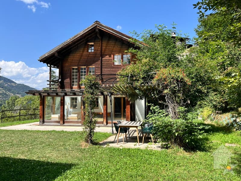 Spacieux chalet de caractère avec belle véranda et magnifique jardin (2)