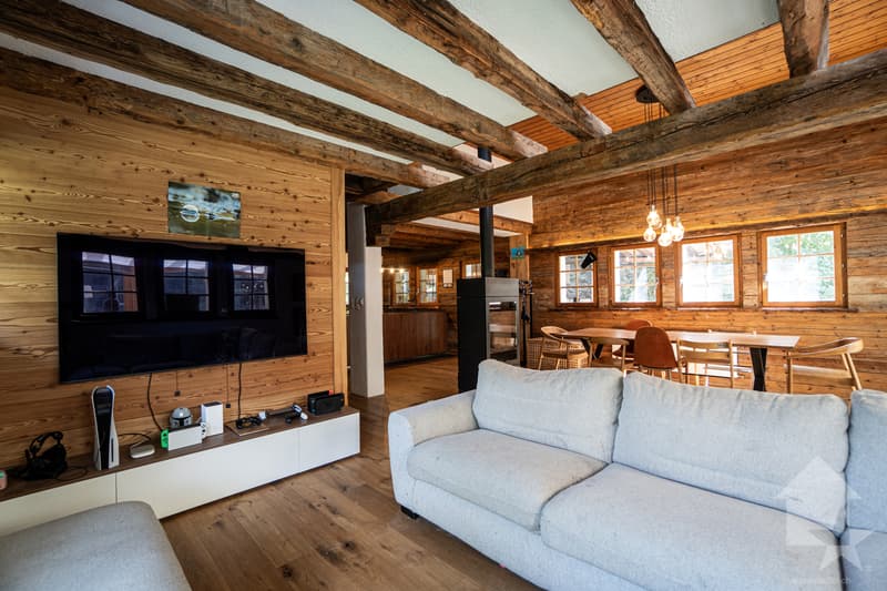 Spacieux chalet de caractère avec belle véranda et magnifique jardin (6)
