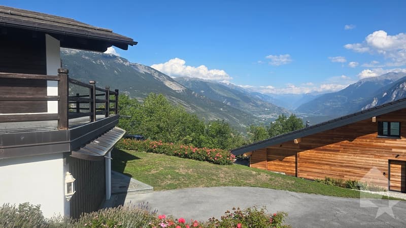 Chalet avec piscine extérieure à Randogne (3)