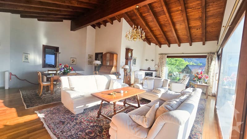 Chalet avec piscine extérieure à Randogne (9)