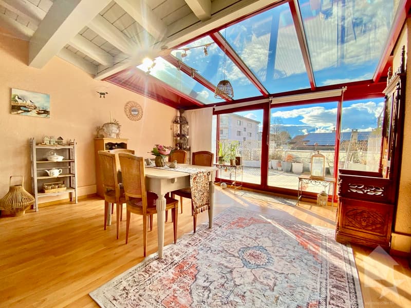Spacieux attique au calme, parking, terrasse de 105 m2 et vue ! (3)