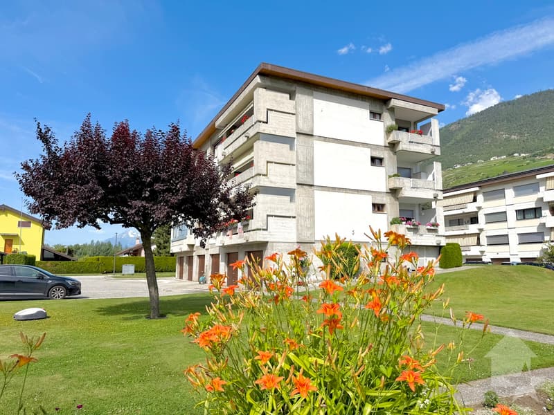 Appartement traversant de 115 m2, garage box, parc, cave et galetas ! (1)