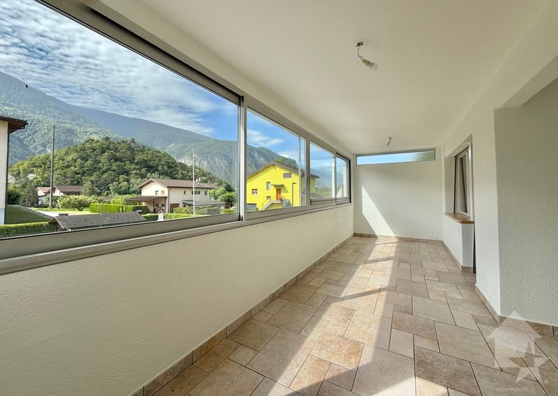 Appartement traversant de 115 m2, garage box, parc, cave et galetas ! (2)