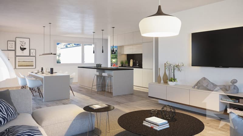 Nouvelle promotion 3.5 pièces avec jardin, terrasse ou balcon (5)