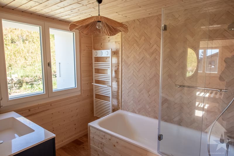 Maison mitoyenne refaite à neuf : calme, vue et ensoleillée (13)