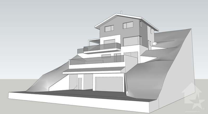 Magnifique terrain à bâtir avec permis de construire pour un chalet (4)