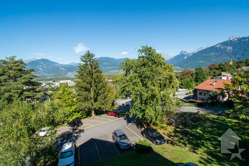 Vue depuis le balcon