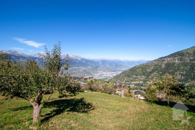 Superbe parcelle de 2'978 m2 à bâtir à 5 minutes des pistes (1)