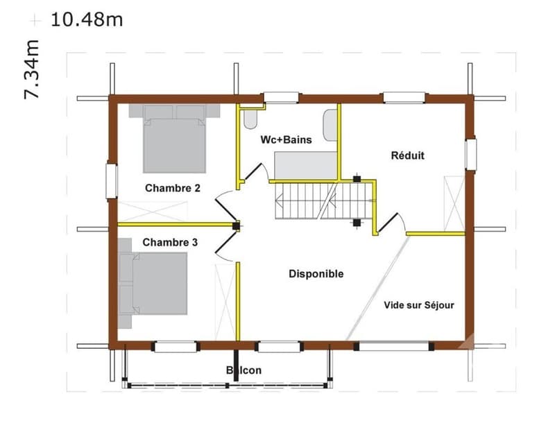 Chalet de 146 m2 à construire sur un terrain de 1000 m2 (8)