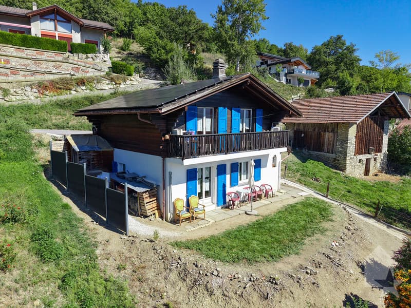 Charmant petit chalet 4.5p, superbe situation, calme, vue, ensoleillé! (5)
