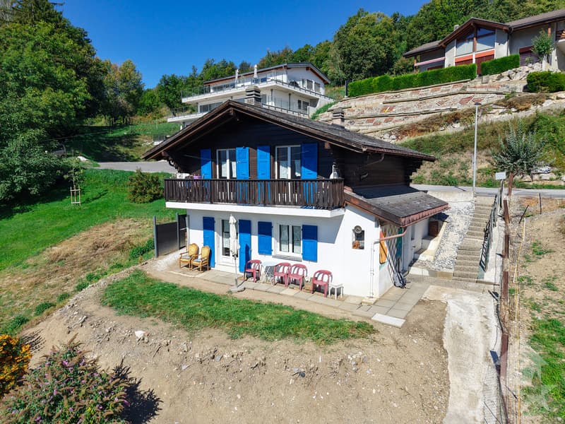 Charmant petit chalet 4.5p, superbe situation, calme, vue, ensoleillé! (1)