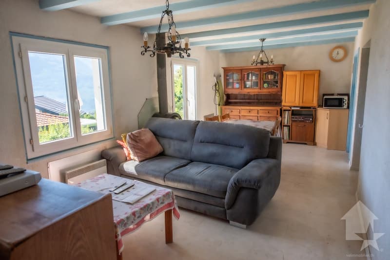 Charmant petit chalet 4.5p, superbe situation, calme, vue, ensoleillé! (7)