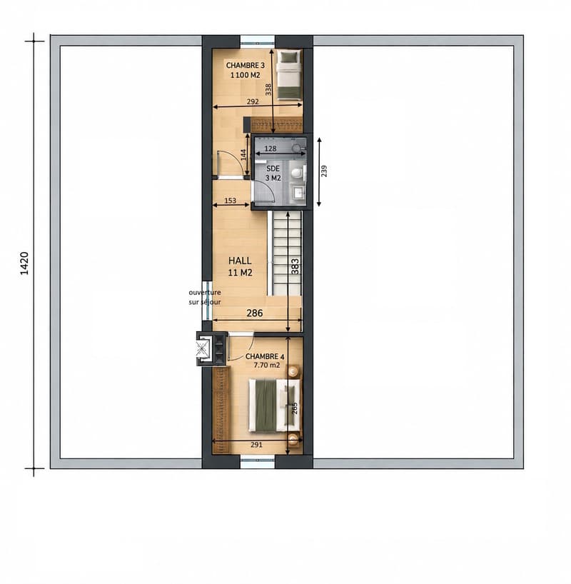 Choëx, duplex de 5.5 pces dans les combles (12)