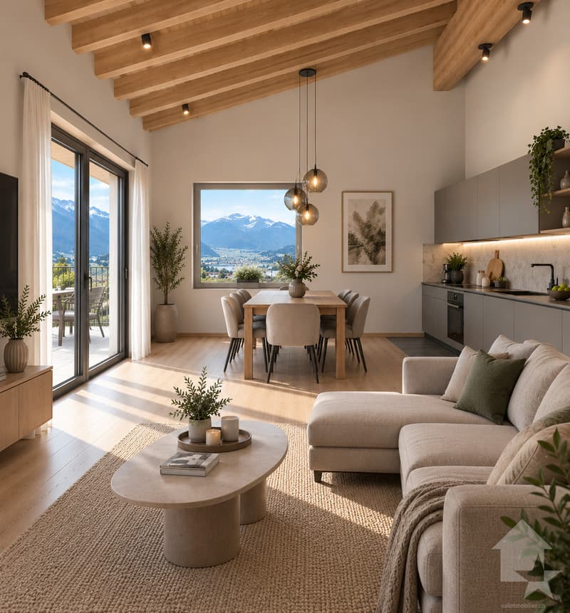 Magnifique appartement en attique de 2.5 pièces, de 67 m2 (1)