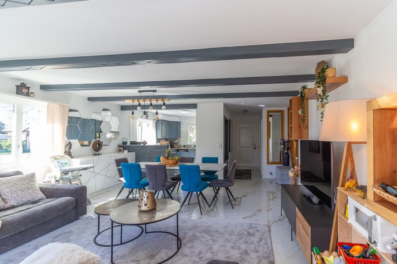Villa villageoise 7.5 pièces rénovée avec grand jardin et terrasses (9)