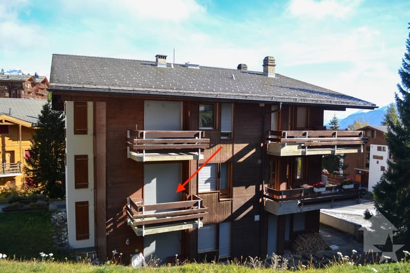 App. de 2.5 pièces au 1er étage de 32 m² Anzère Résidence Edelweiss (12)