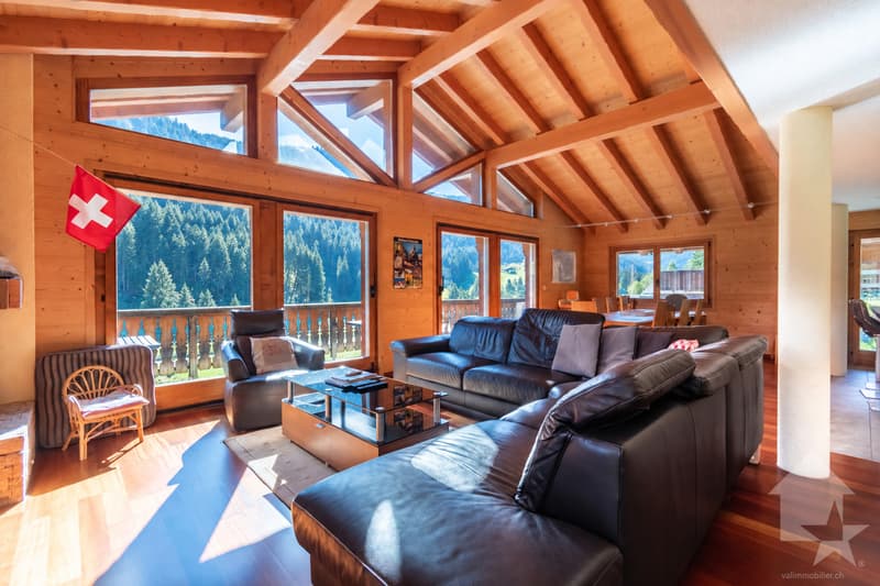 Chalet de prestige à Morgins - 4 chambres, studio et jardin (1)