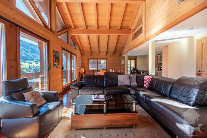 Chalet de prestige à Morgins - 4 chambres, studio et jardin (2)