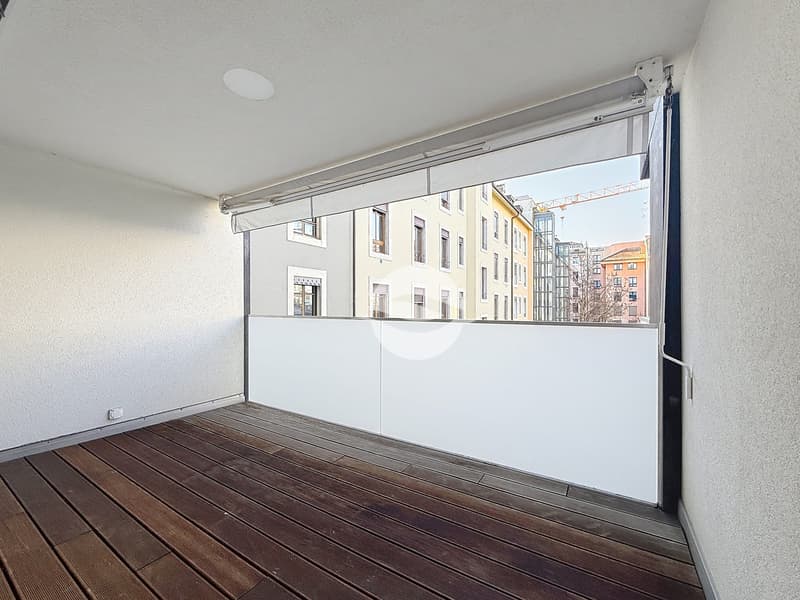 Balcon coté salon