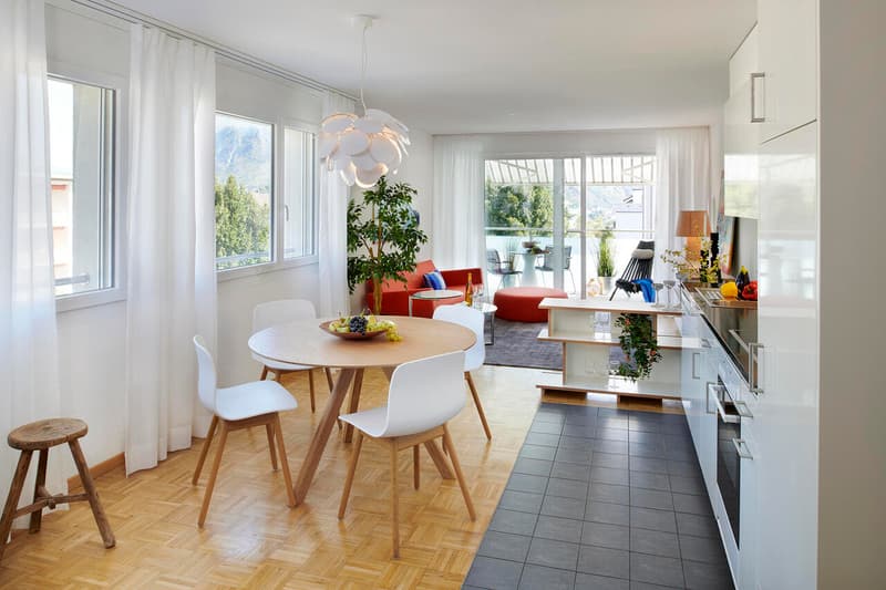 À louer à Sierre - Agréables appartements de 3 pièces avec balcon ou t (4)