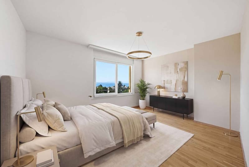 Duplex di lusso di 7,5 locali con vista sul Lago di Ginevra e le Alpi (7)