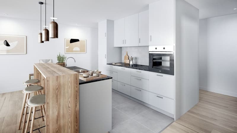 Appartement de 3.5 pièces au rez-de-chaussée - Lot 1 (5)