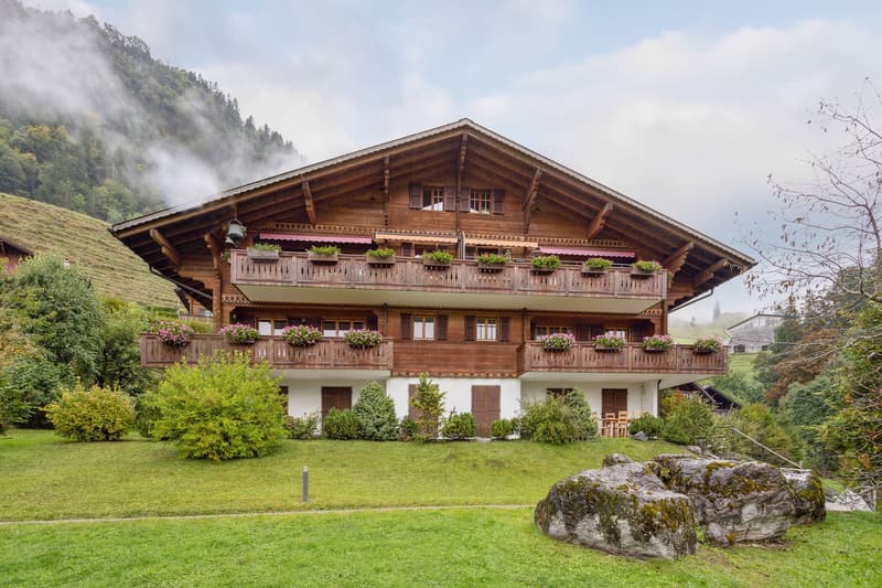 Cozy duplex apartment in Château-d'Oex with fireplace (2)