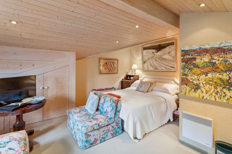 Cozy duplex apartment in Château-d'Oex with fireplace (13)