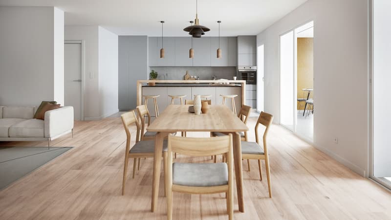 5.5-room apartment on the 6th floor - Lot 21 (3)