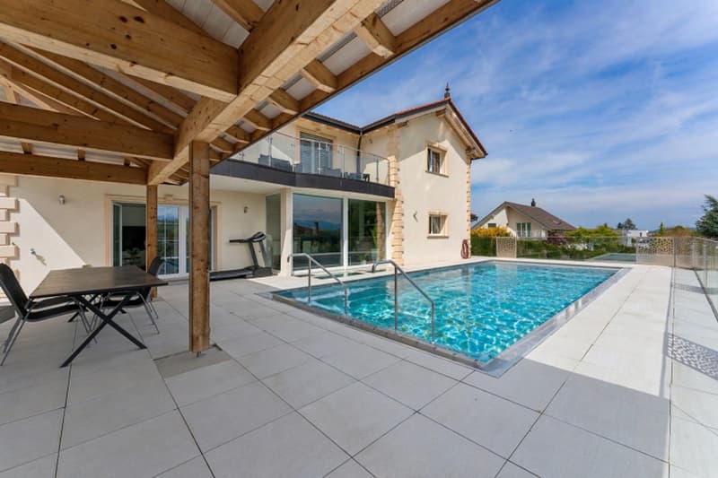 Terrasse avec piscine