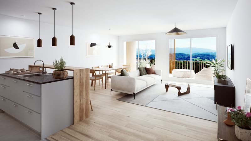 3.5 room apartment on the ground floor - Lot 2 (2)