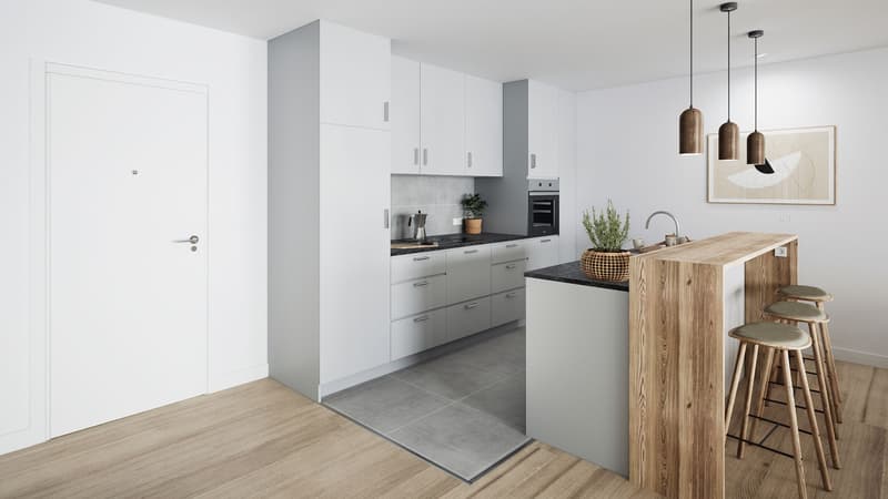 3.5 room apartment on the ground floor - Lot 2 (9)