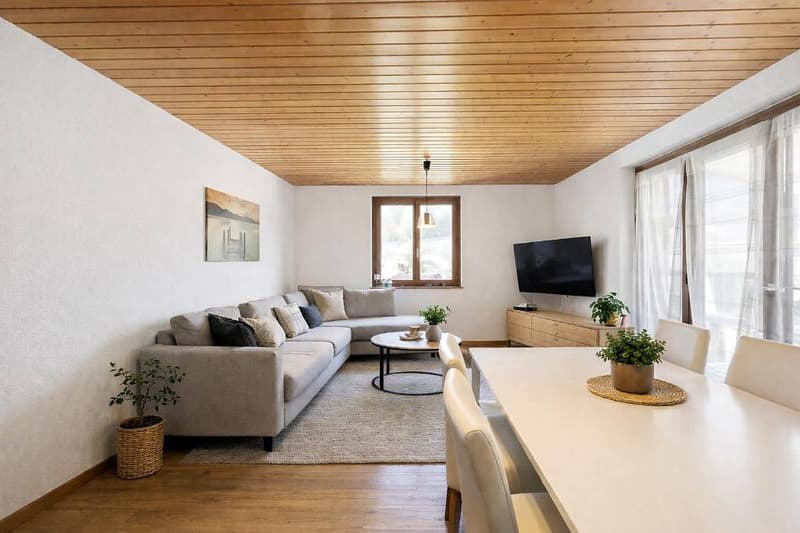 Cozy House with Unobstructed Mountain View in Enney (3)