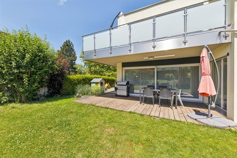 Terrasse et jardin privatif