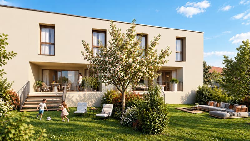 Villa d'architecte avec jardin privatif à Corminboeuf - Lot 2 (1)