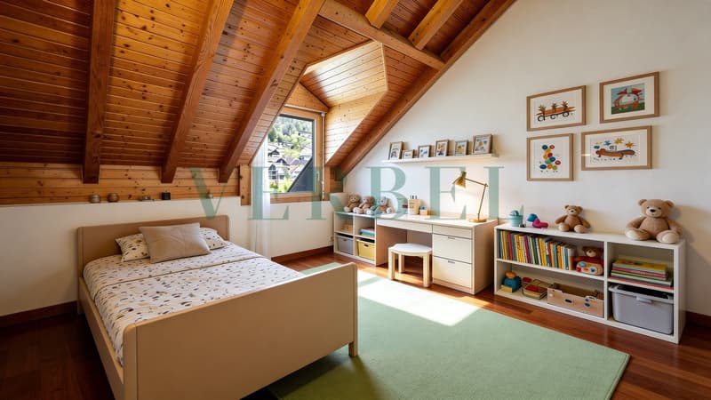 Bel appartement de 4.5 pièces avec vue sur le lac et les Alpes (8)