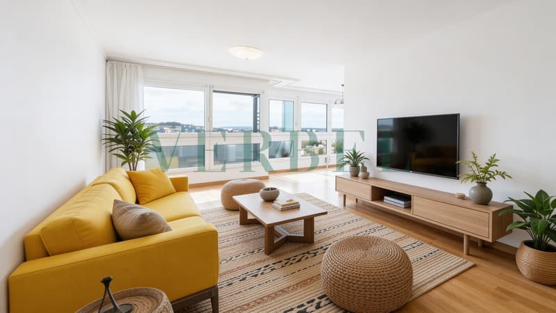 Appartement de 4.5 pièces avec vue panoramique sur Fribourg (1)