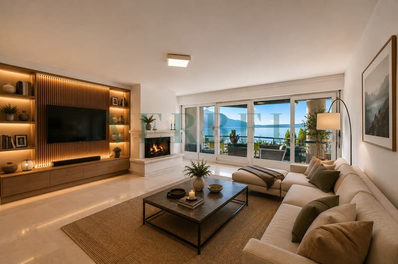 Duplex en première ligne du lac (1)
