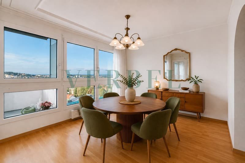 Appartement de 4.5 pièces avec vue panoramique sur Fribourg (2)