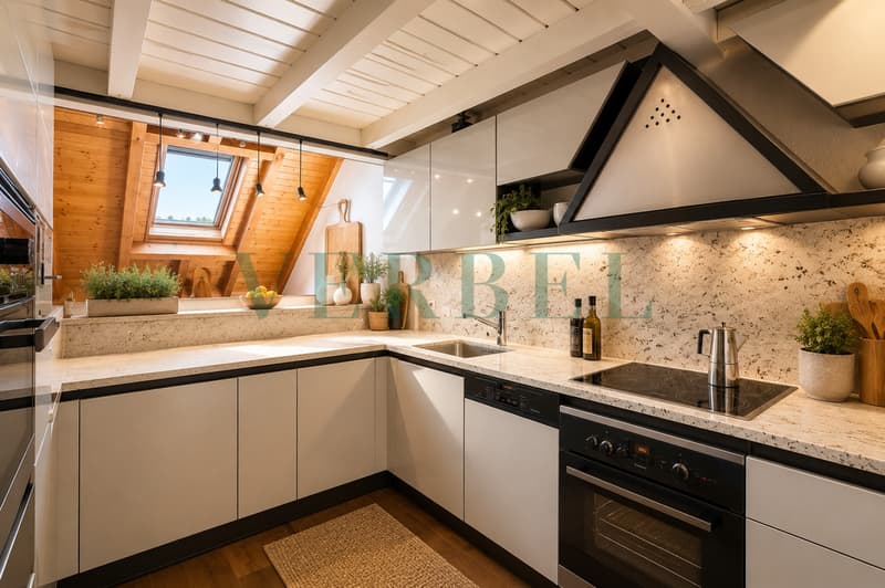 Bel appartement de 4.5 pièces avec vue sur le lac et les Alpes (4)