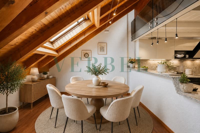 Bel appartement de 4.5 pièces avec vue sur le lac et les Alpes (5)