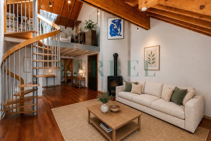 Bel appartement de 4.5 pièces avec vue sur le lac et les Alpes (3)