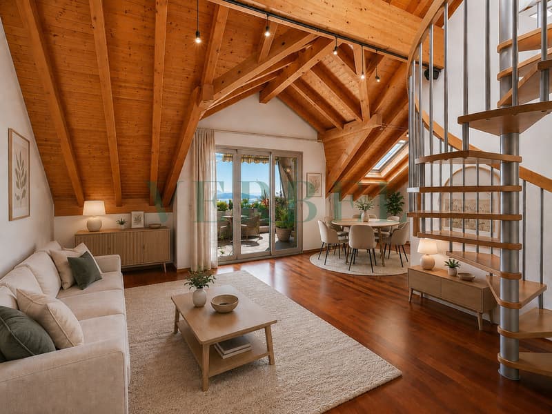 Bel appartement de 4.5 pièces avec vue sur le lac et les Alpes (2)