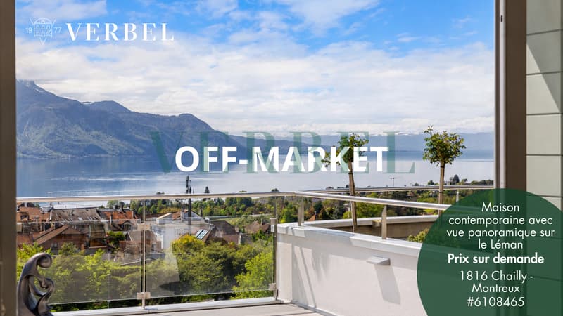 Maison contemporaine avec vue panoramique sur le Léman (1)