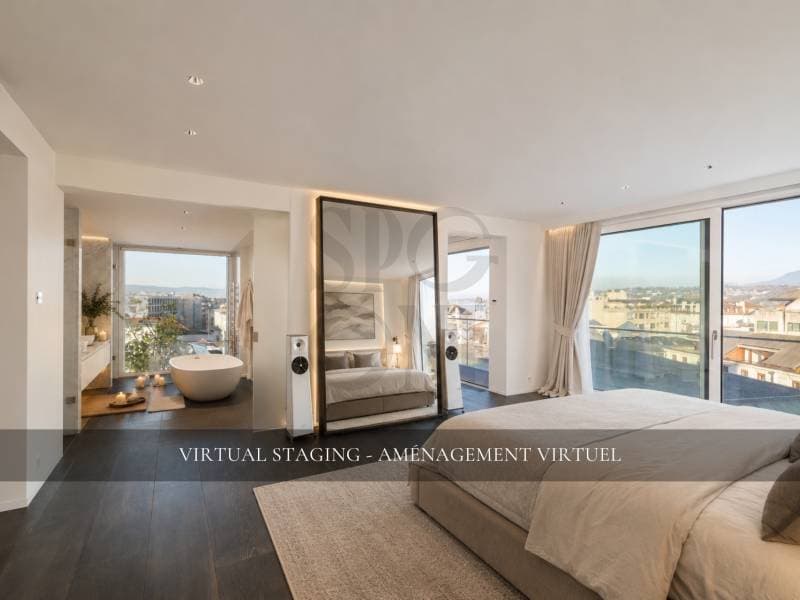 Prestigious triplex with breathtaking views of the lake and the Alps (8)