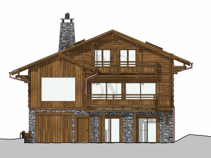 Situé au c?ur de Verbier, chalet en construction (6)