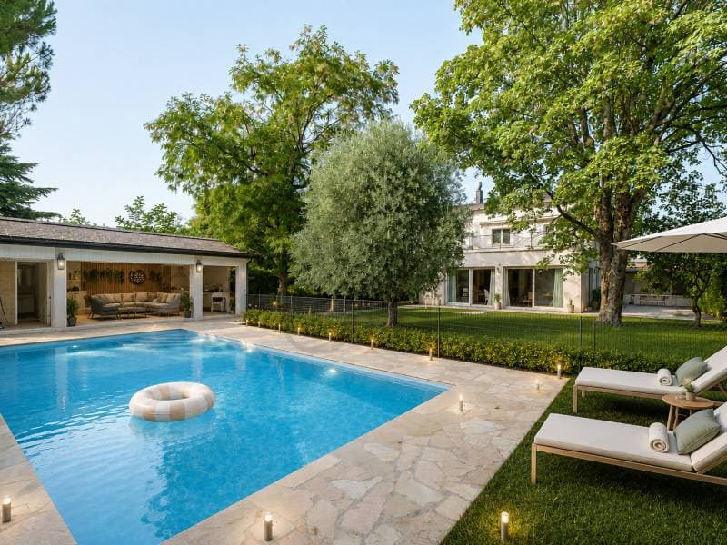 Élégante villa familiale avec piscine et pool house (2)
