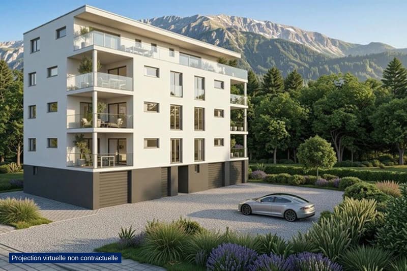Schöne 3.5 Zimmer mit 13 m² Terrasse in einem neuen kleinen Gebäude in Aproz (5)
